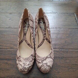 Naturalizer Lennox Snake Print Pumps NWT